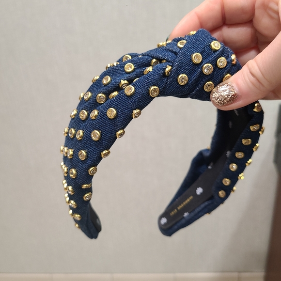 Navy blue Lele sadoughi headband